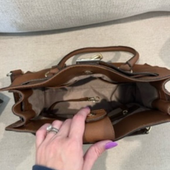 Michael Kors Hamilton Satchel - Camel - Picture 4 of 4